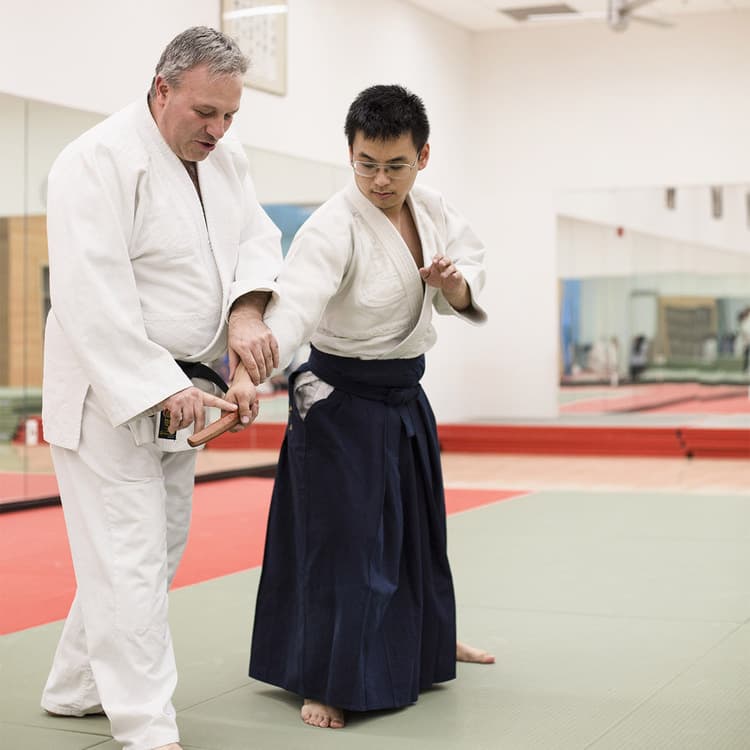 Flyer for Aikido, Weapons