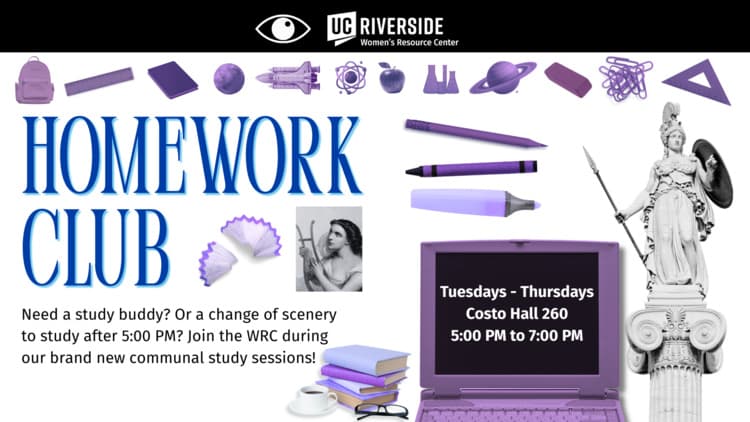 Flyer for WRC Homework Club