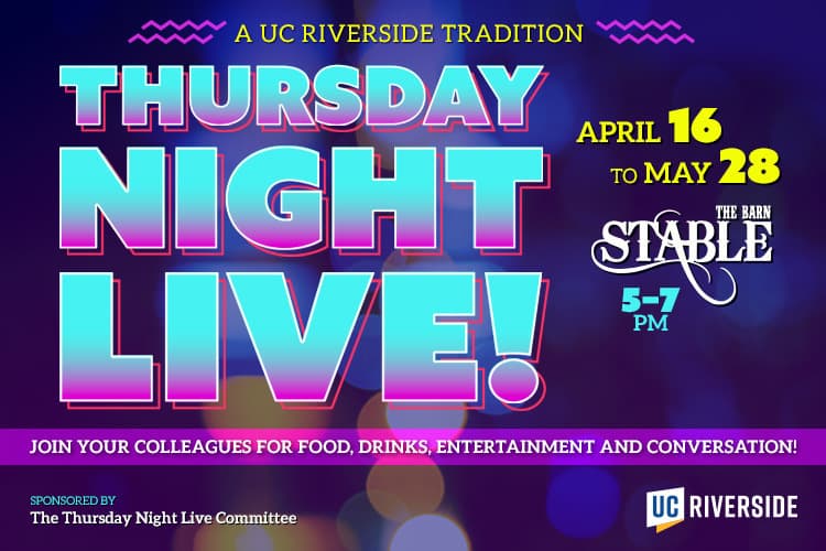 Flyer for Thursday Night Live