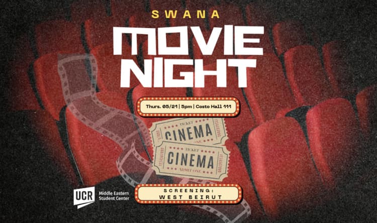 Flyer for SWANA Movie Night